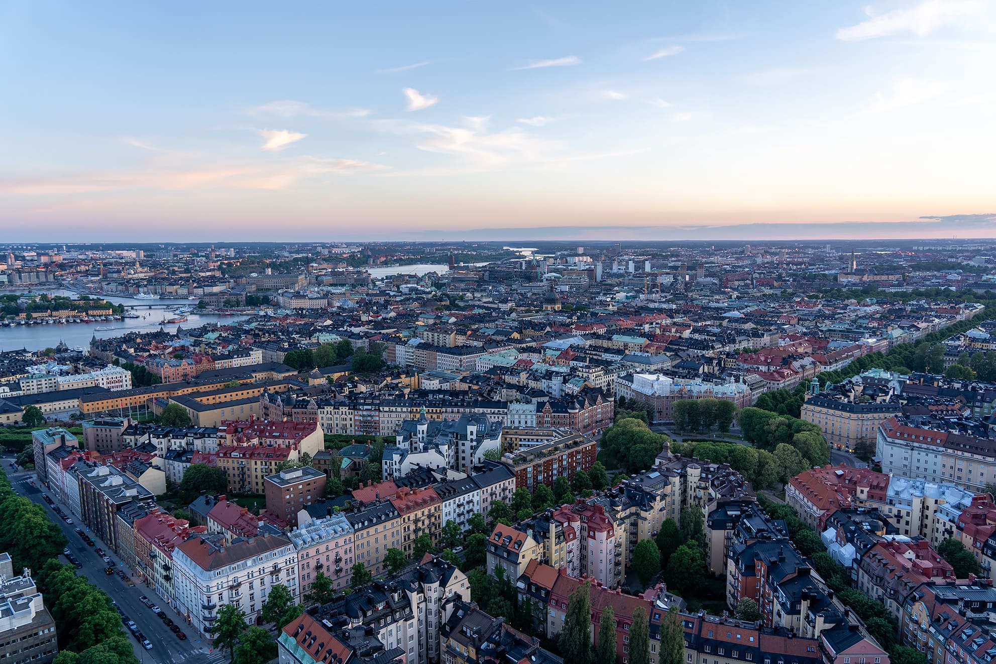 flygfoto över stockholm