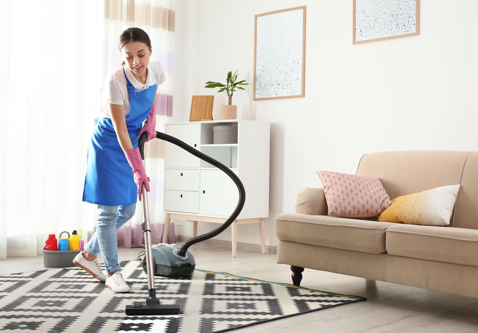 storstädning utförd på ett noggrant sätt